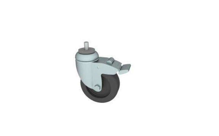 046002 - Plot Caster With Brakes (set of 2)